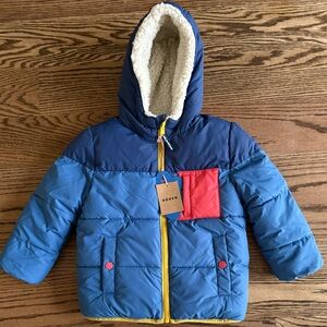 Mini Boden Reversible Borg Jacket
